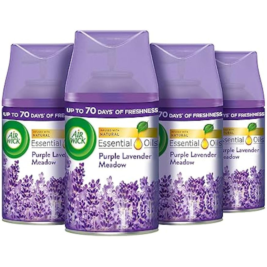 Air Wick Freshmatic Auto Spray Refill - Lavender Meadow 250ml - 4 Pack