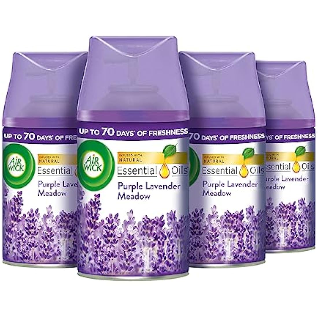 Air Wick Freshmatic Auto Spray Refill - Lavender Meadow 250ml - 4 Pack