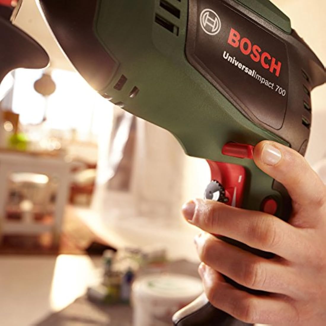 Bosch UniversalImpact 700 Hammer Drill - 700W Corded Impact Drill