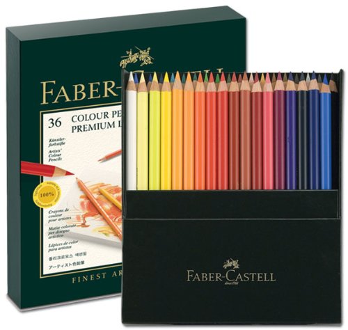 Faber-Castell Polychromos Künstlerfarbstifte – 24er Set im Metalletui