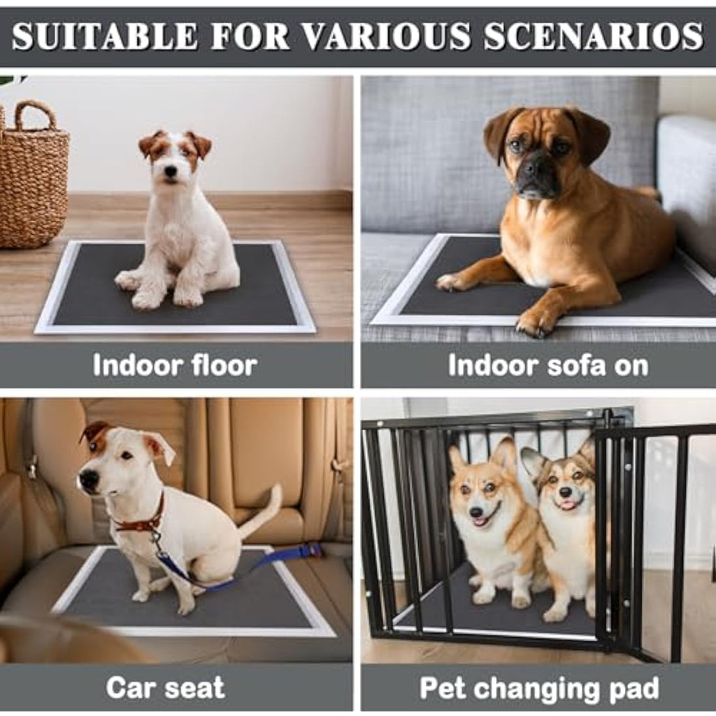 Flying Paws Charcoal Puppy Pads | 60x90cm XL Leakproof Dog Training Pads