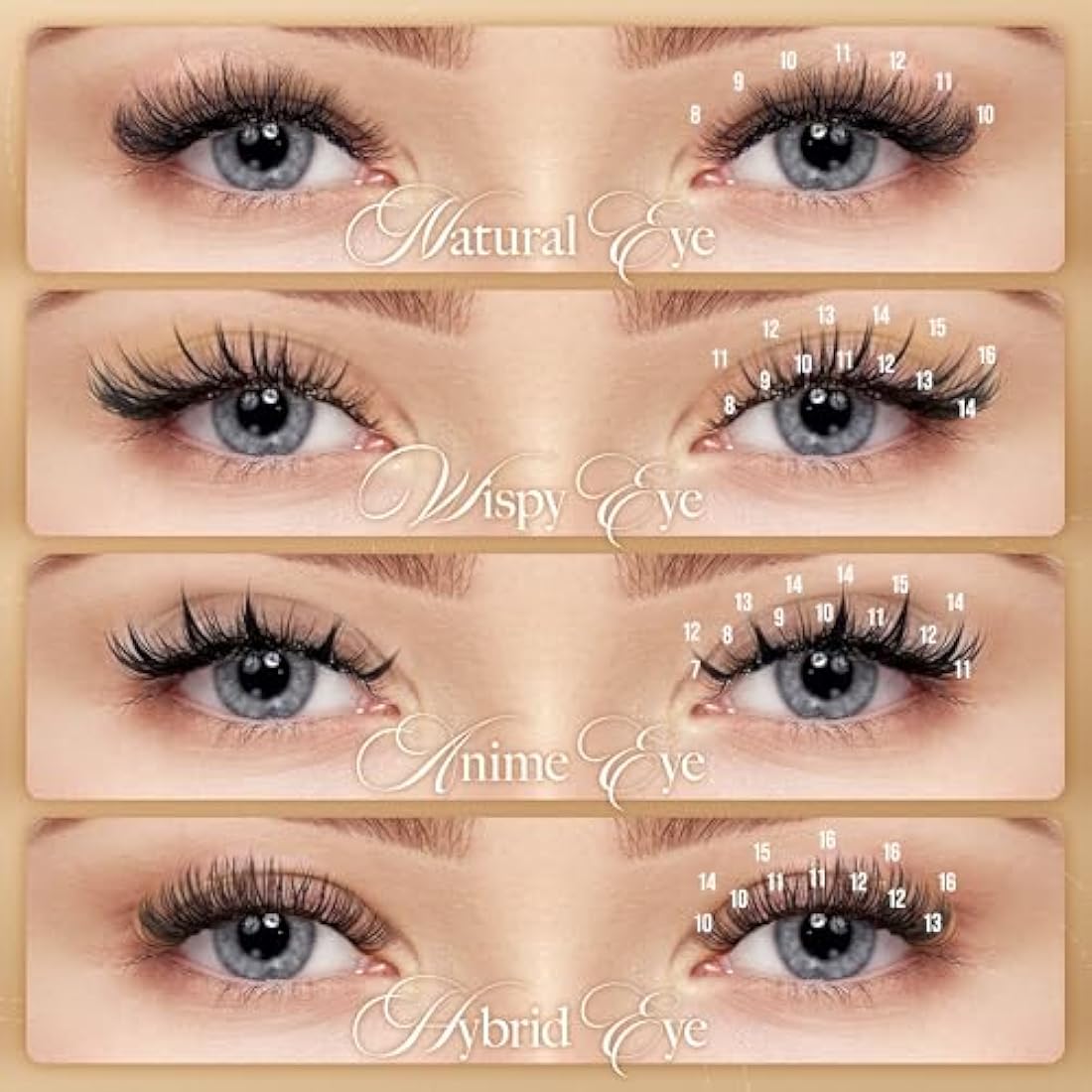 LASHVIEW Silk Eyelash Extensions | C Curl 0.20mm Individual Lashes