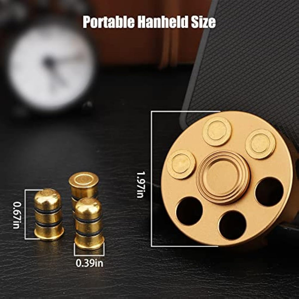 Jolof Store Metal Fidget Spinner – Alloy Desk Toy for Stress Relief