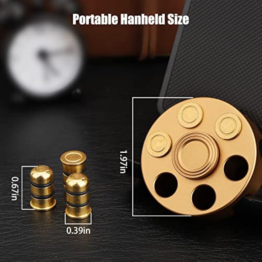 Jolof Store Metal Fidget Spinner – Alloy Desk Toy for Stress Relief