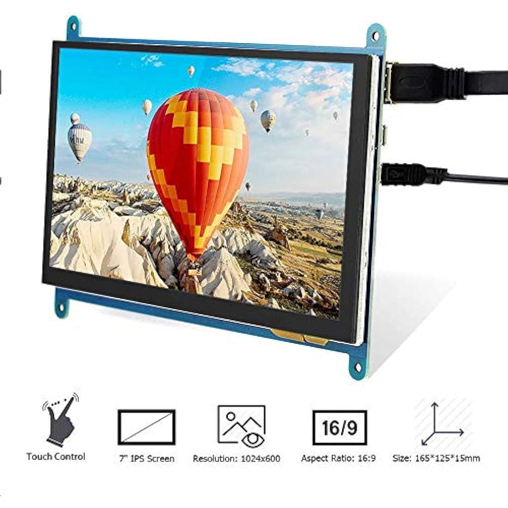 ELECROW 10.1 Inch Touchscreen Monitor | 1280x800 IPS Raspberry Pi Display