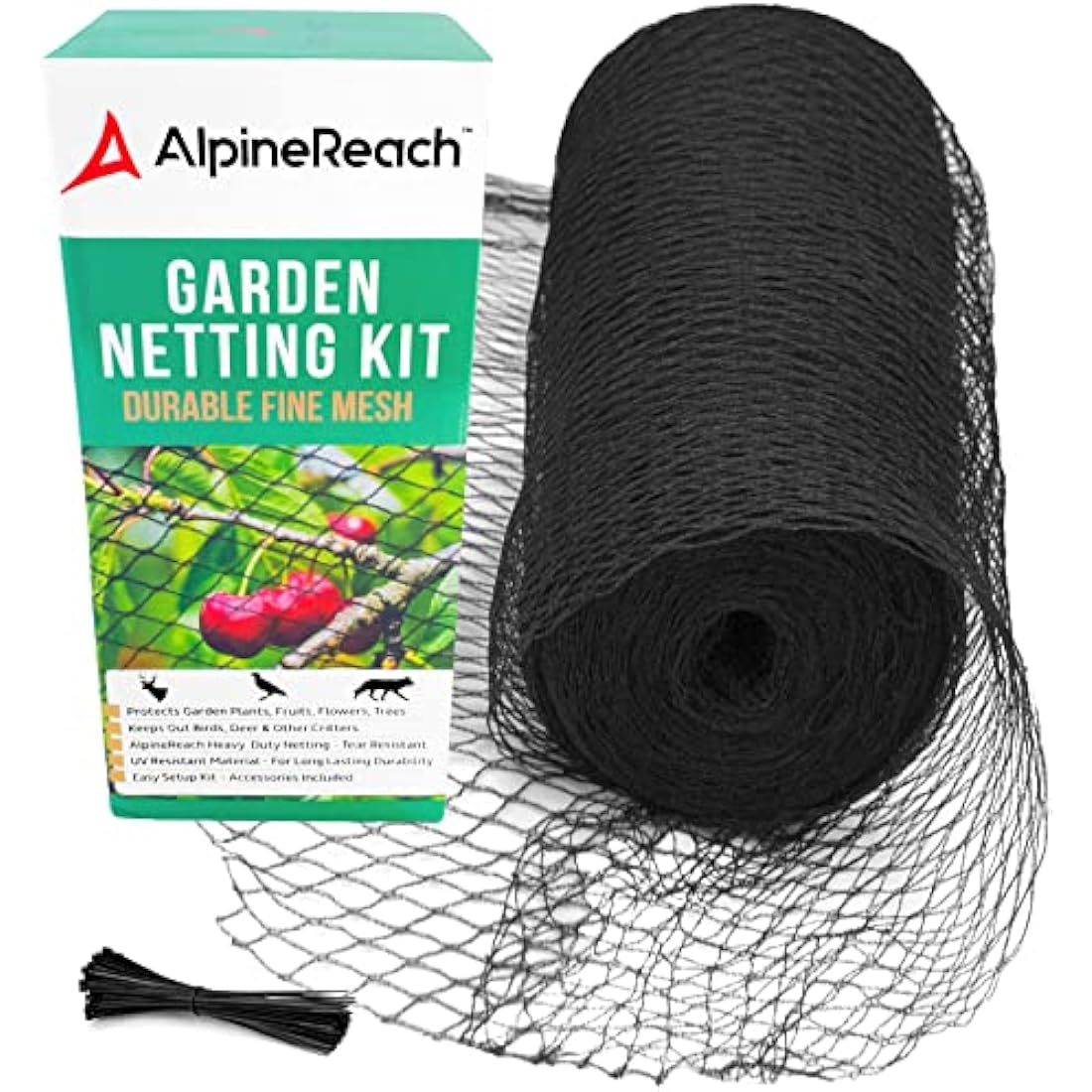 Jolof Store Garden Netting – 2m x 20m Heavy Duty Woven Mesh Bird Netting
