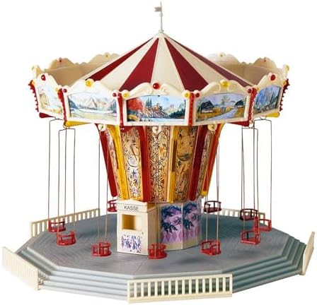 Faller 140315 Chairoplane HO Scale Building Kit | Miniature Amusement