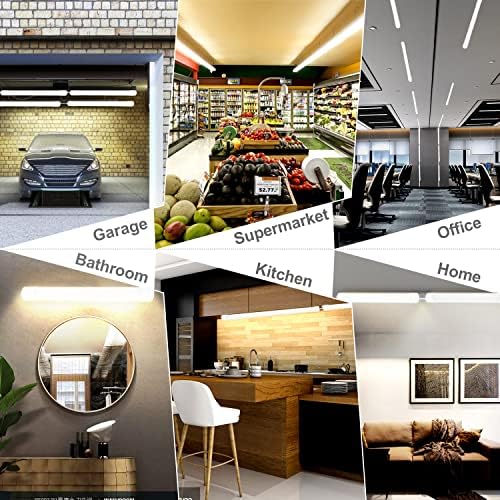BERIXDEEP 4FT LED Batten Light | 36W 6500K IP66 Waterproof Linkable Shop Light