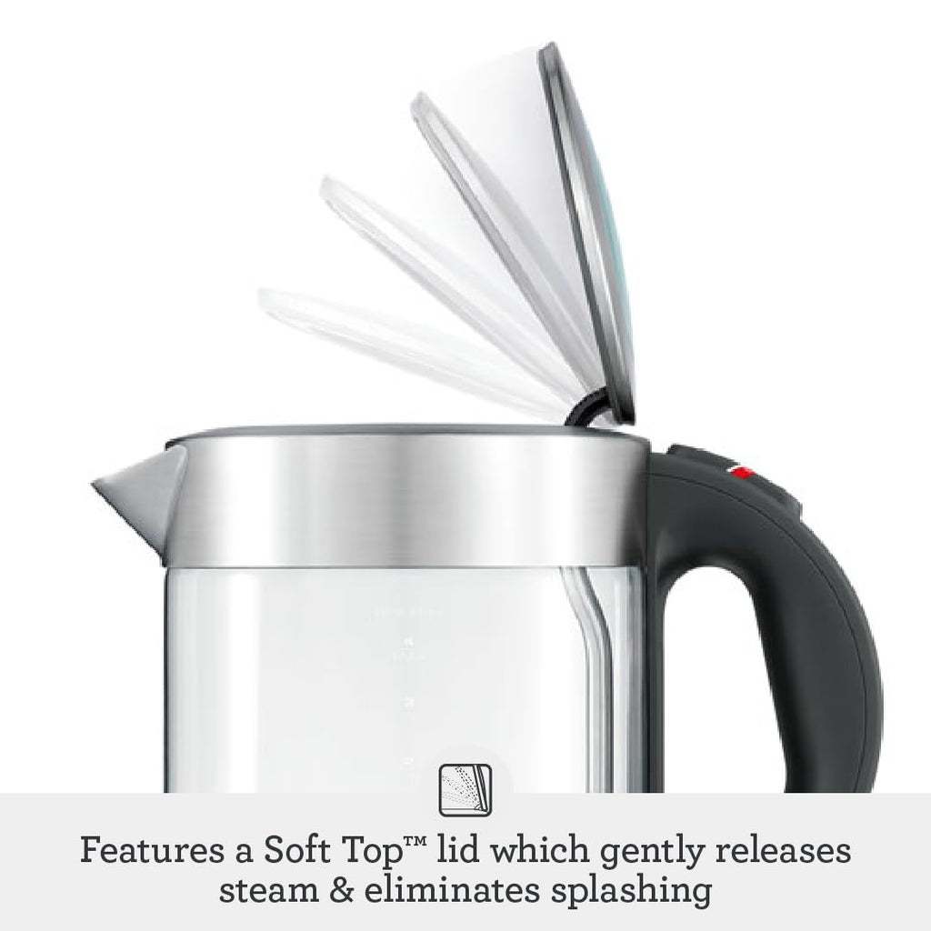 Sage Compact Kettle Pure – 1L Cordless Glass & Stainless Steel Kettle