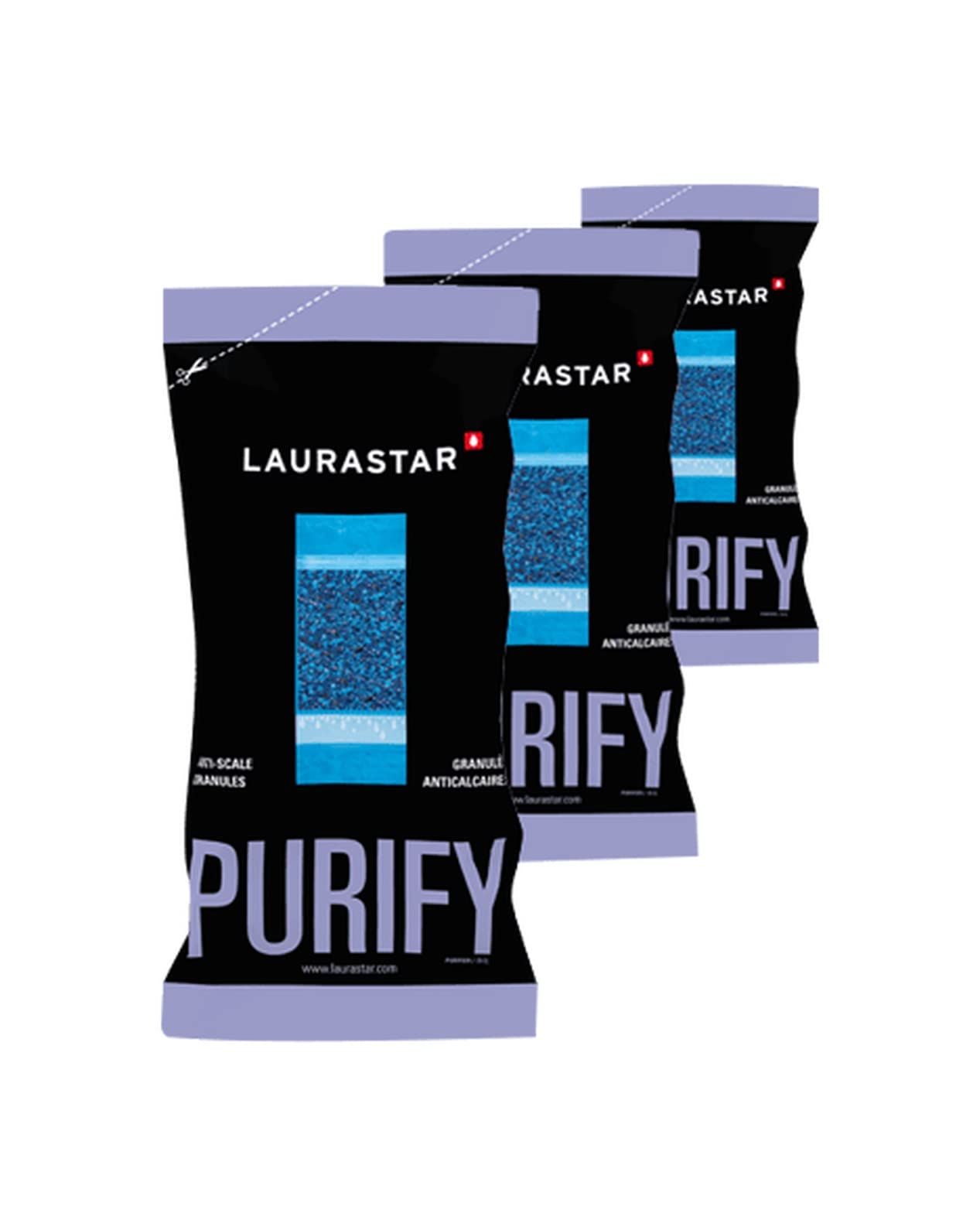 Laurastar Anti-Scale Granules Refill Pack of 3 | Anti-Limescale Filter