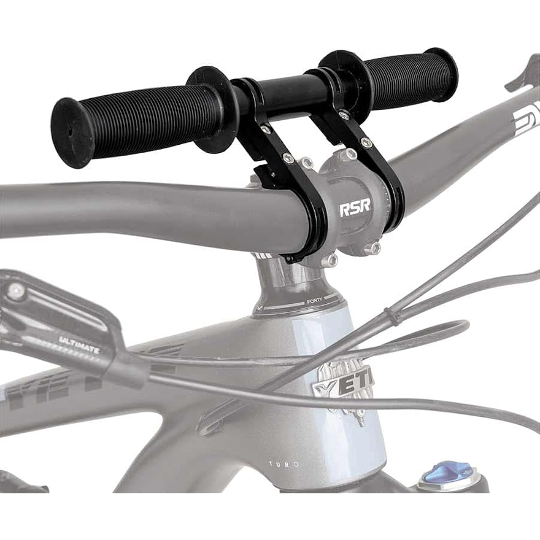 Kids Ride Shotgun Front Mounted Child Bike Seat & Handlebar Combo