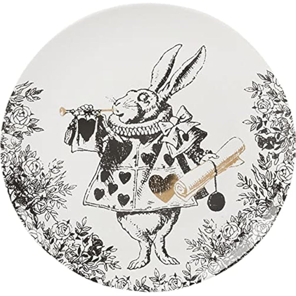 V&A Alice in Wonderland Fine China Side Plates, 20.5cm, Set of 4