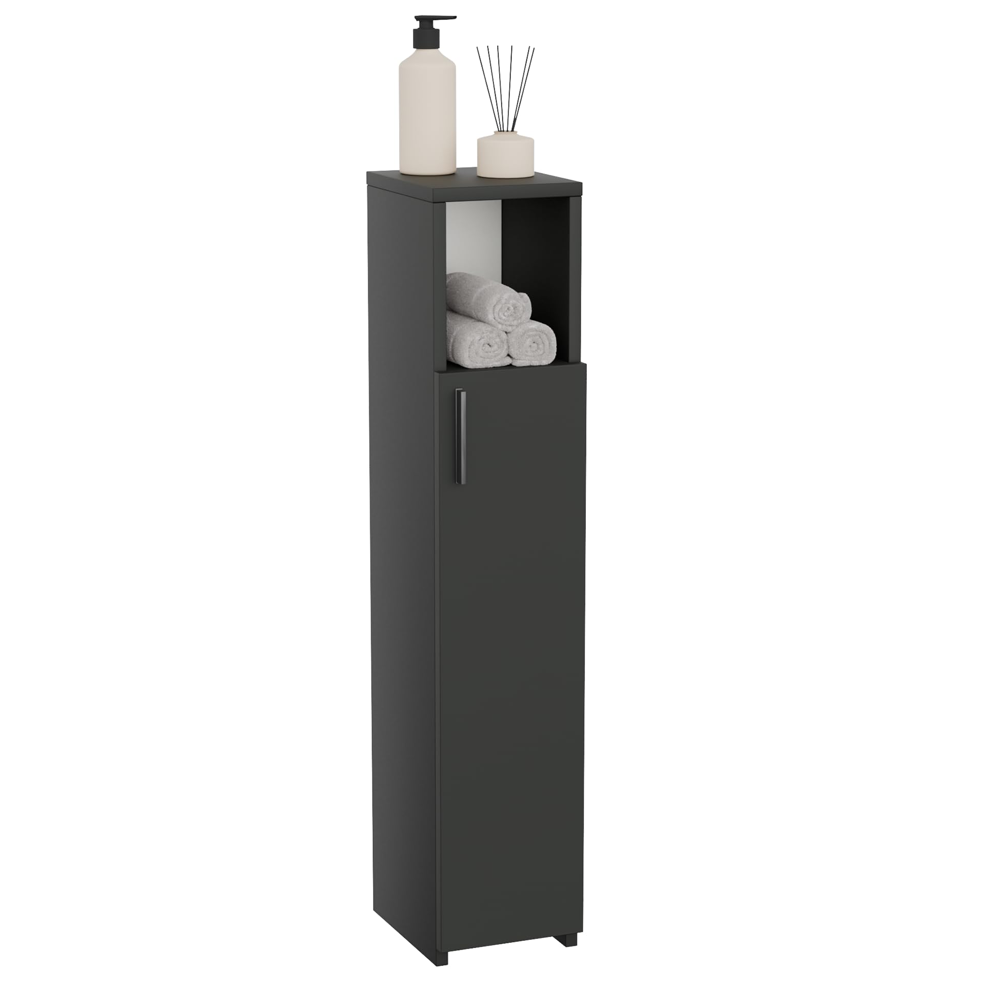 ComfortCove Tall Slim Bathroom Cabinet – Freestanding Storage Organizer