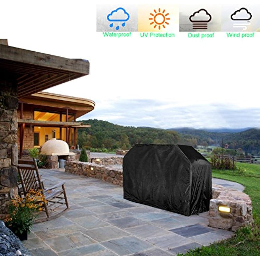 BBQ Grill Cover – Heavy Duty 210D Oxford Waterproof Fabric