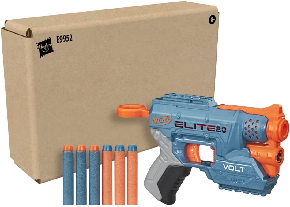 Nerf Elite 2.0 Volt SD-1 Blaster with Light Beam Targeting & 6 Darts