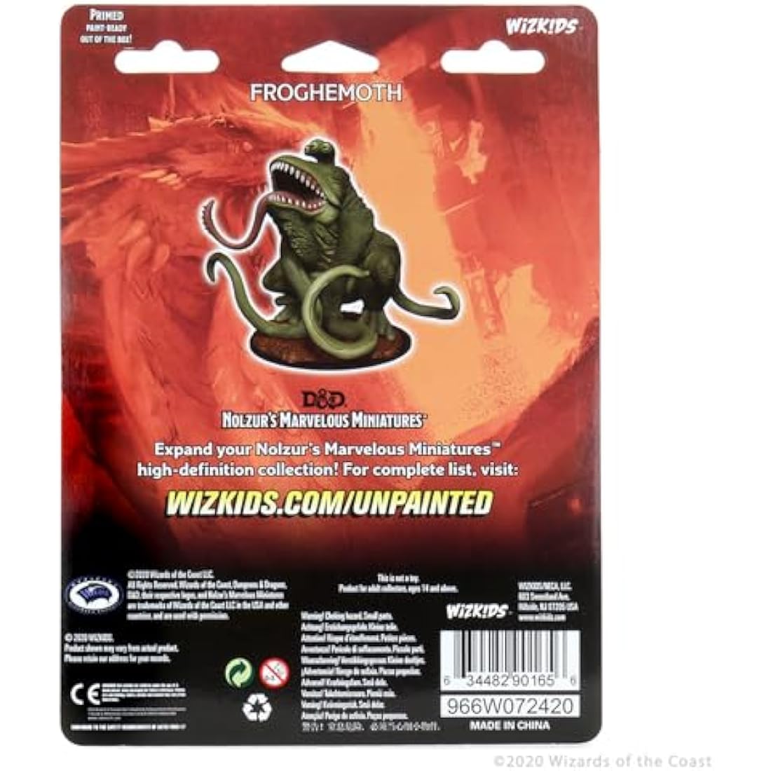 Jolof Store Froghemoth D&D Nolzur's Marvelous Miniatures Painting Kit
