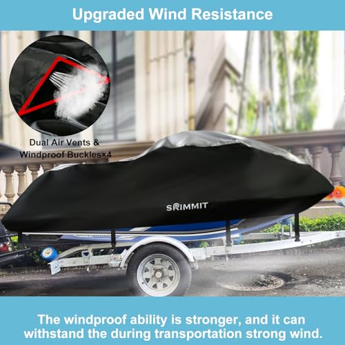 Jolof Store 3-Seater Jet Ski Cover – Heavy Duty 420D Waterproof PWC Cover