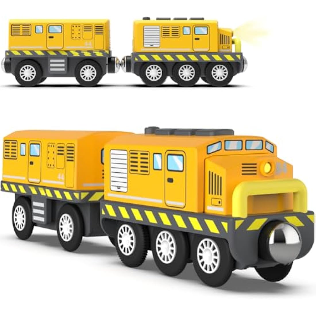 Jolof Store Battery Operated Magnetic Locomotive Train for Wooden Tracks