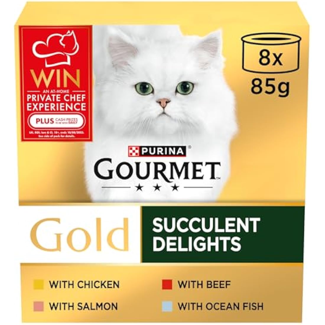 GOURMET Gold Succulent Delights Wet Cat Food - 48 x 85g Bulk Pack