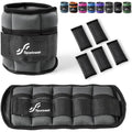 Sportneer Adjustable Ankle Weights - 0.9-3.2kg Pair for Leg & Wrist
