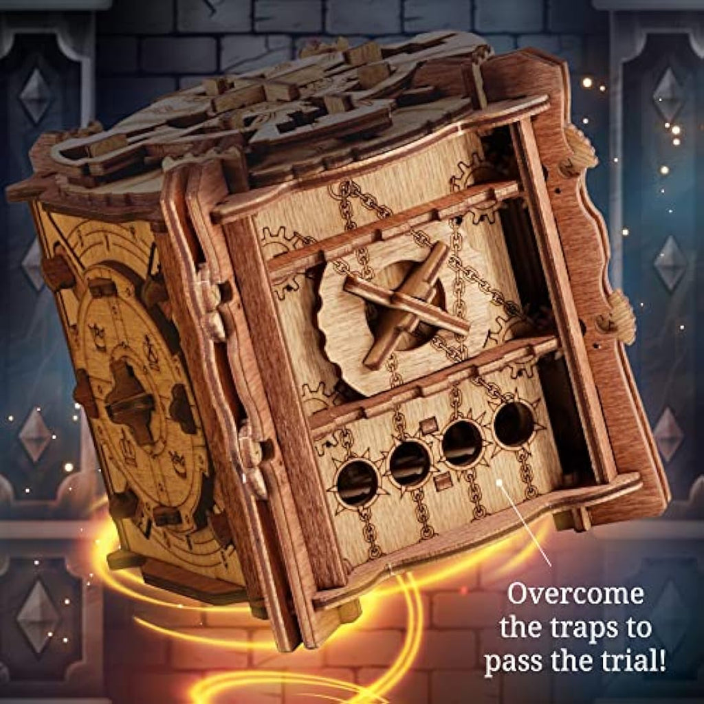 iDventure Cluebox: The Trial of Camelot Wooden Escape Room Puzzle Box