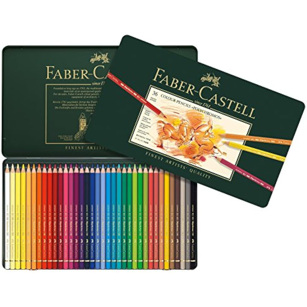 Faber-Castell Polychromos Coloured Pencils & Pitt Graphite Set - 36pc