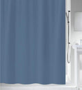 Spirella Primo Textile Shower Curtain | 100% Polyester | Blue, 180x180cm