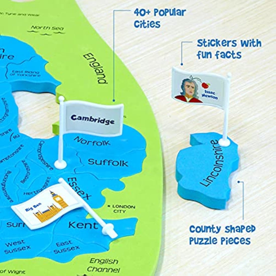 Imagimake Mapology UK & Ireland Jigsaw Puzzle – Educational Geography Toy