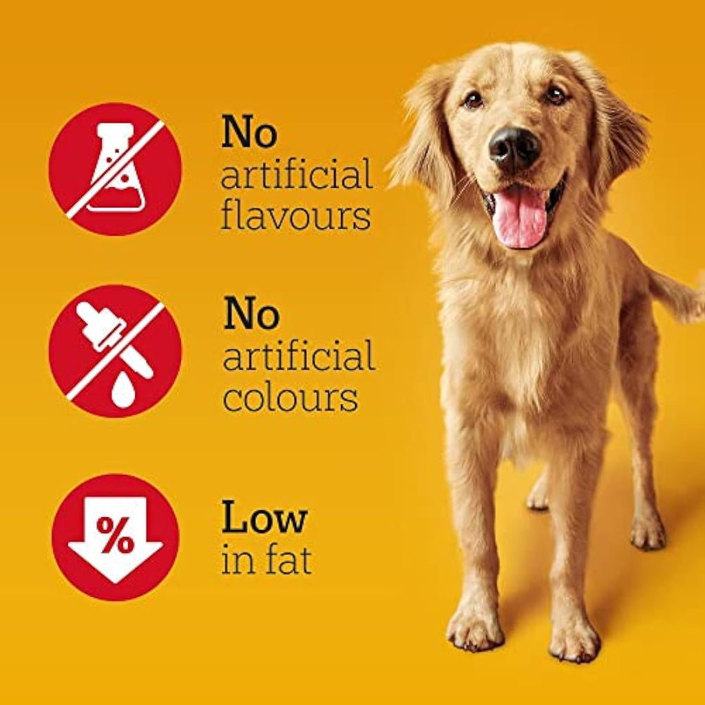Pedigree Rodeo Chicken Dog Treats – Chewy Training Sticks, 12 x 7 Pack