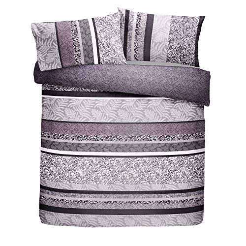 Dreams & Drapes Hanworth Super King Duvet Cover Set - Easy Care Purple