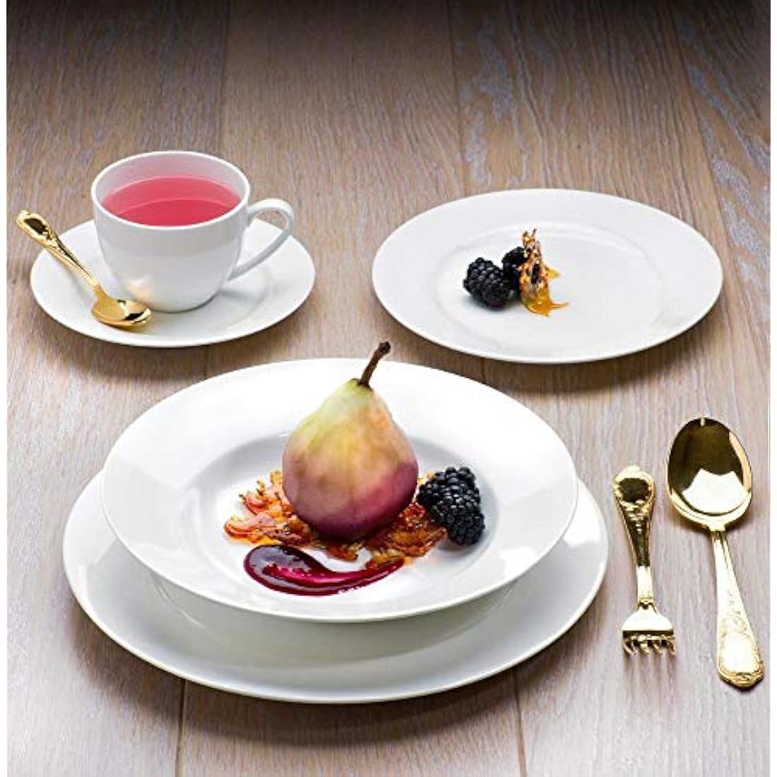 Royal Worcester Serendipity White Porcelain Cereal Bowls - 16cm Set of 4