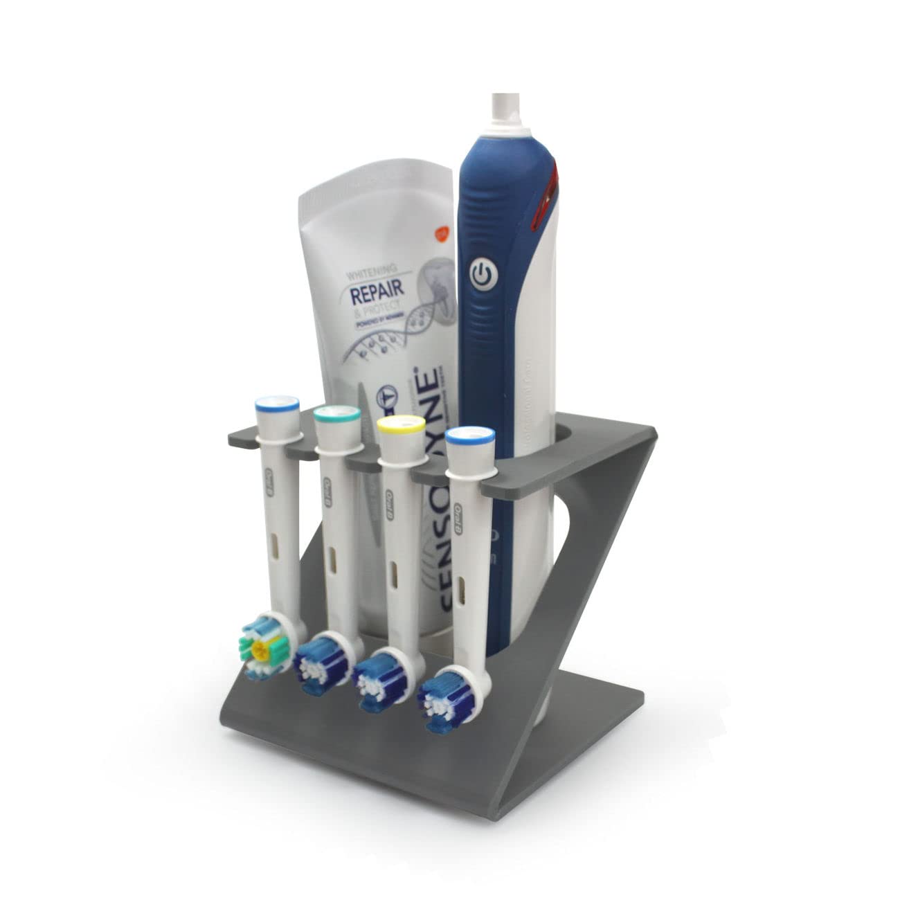 Jolof Store Electric Toothbrush Holder for Oral B - Matt Grey Caddy