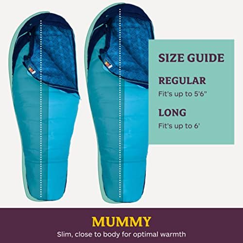Marmot Women's Trestles 15 Mummy Sleeping Bag – 3-Season Lightweight
