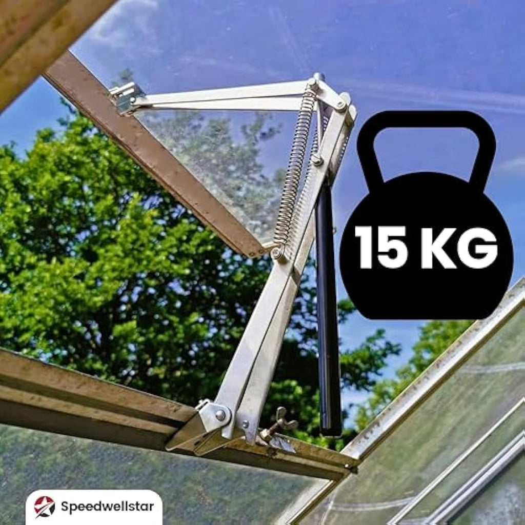 Speedwellstar Heavy-Duty Automatic Greenhouse Vent Opener | 15kg Twin Spring