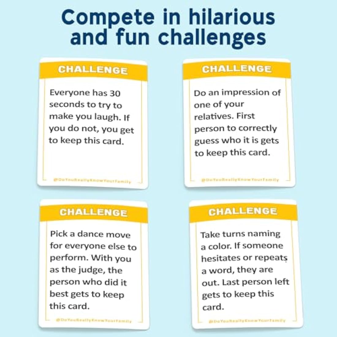 Moose Games Do You Really Know Your Family? Card Game for All Ages