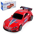 Jolof Store Transforming Car Toy with Lights and Sound - 1:36 Red