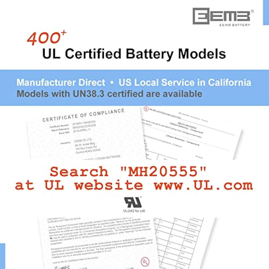 EEMB ER26500 C Size 3.6V 9000mAh Lithium Li-SOCL2 Battery - 10 Pack