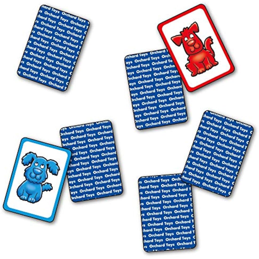 Orchard Toys Red Dog Blue Dog Lotto Game – Educational Memory Game
