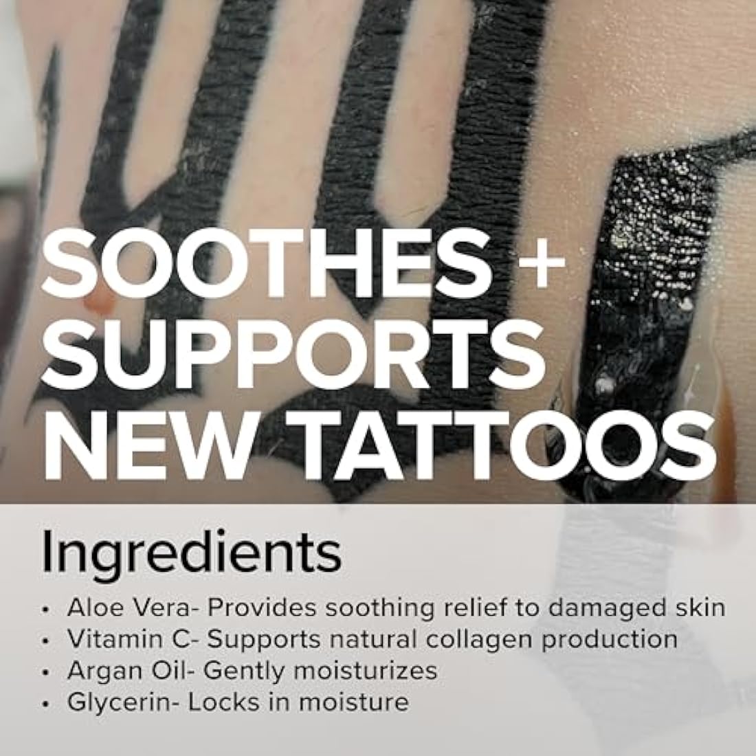 Mad Rabbit Tattoo Aftercare Soothing Gel – Cooling Moisturizer for New Ink