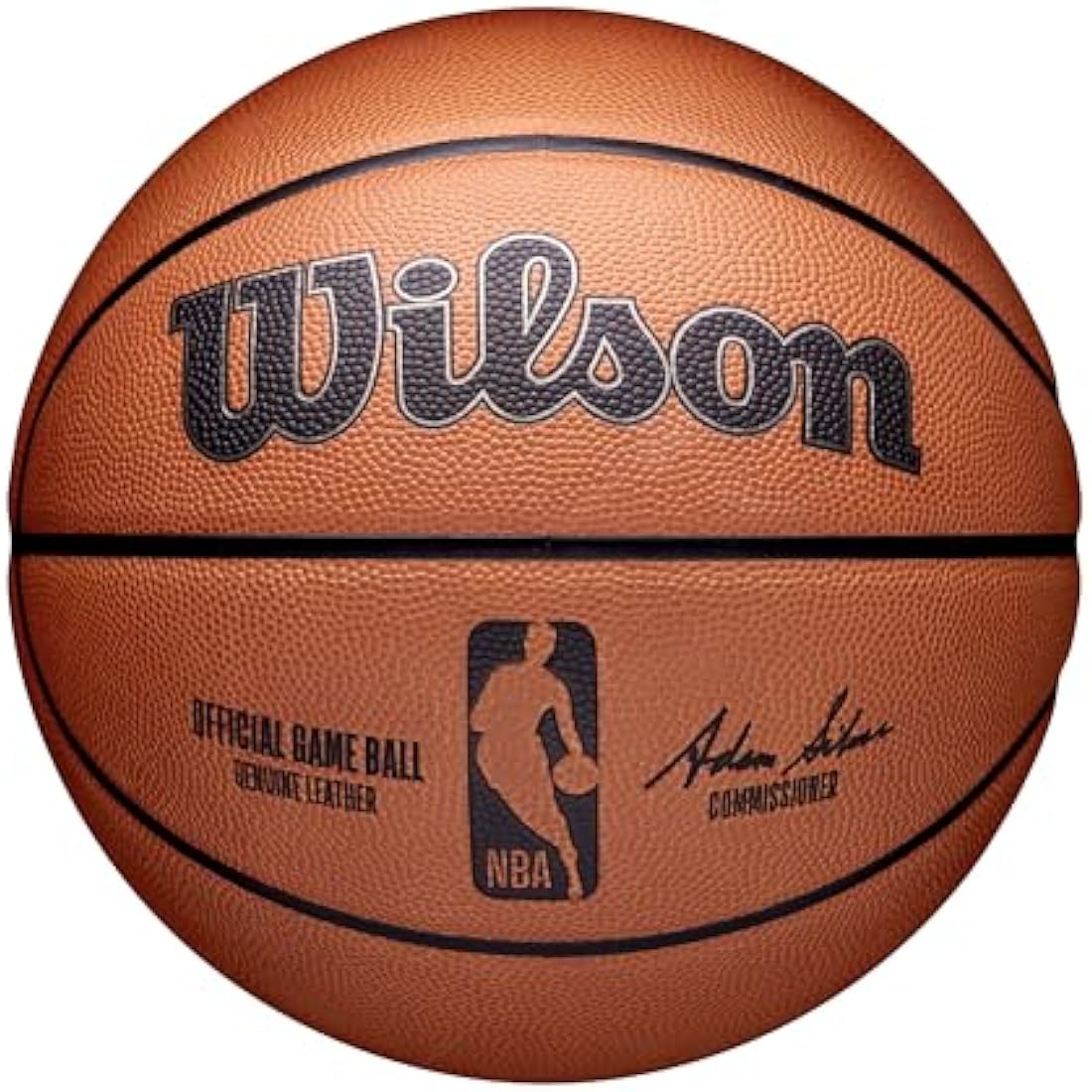 Wilson NBA Official Game Ball | Indoor Genuine Leather Basketball - Size 7