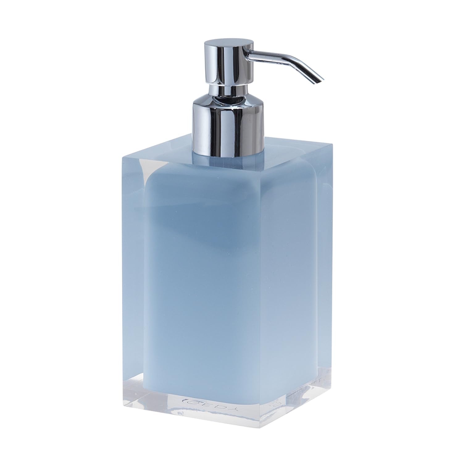 Gedy Rainbow Soap Dispenser – Celeste Resin Bathroom Pump, 210ml