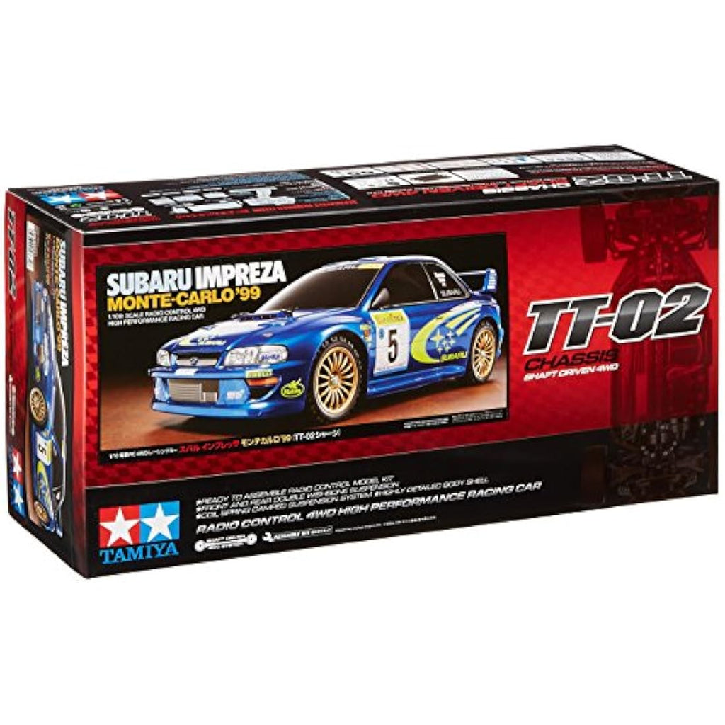 Tamiya Subaru Impreza MC 99 TT-02 1:10 RC Model Car Hobby Kit