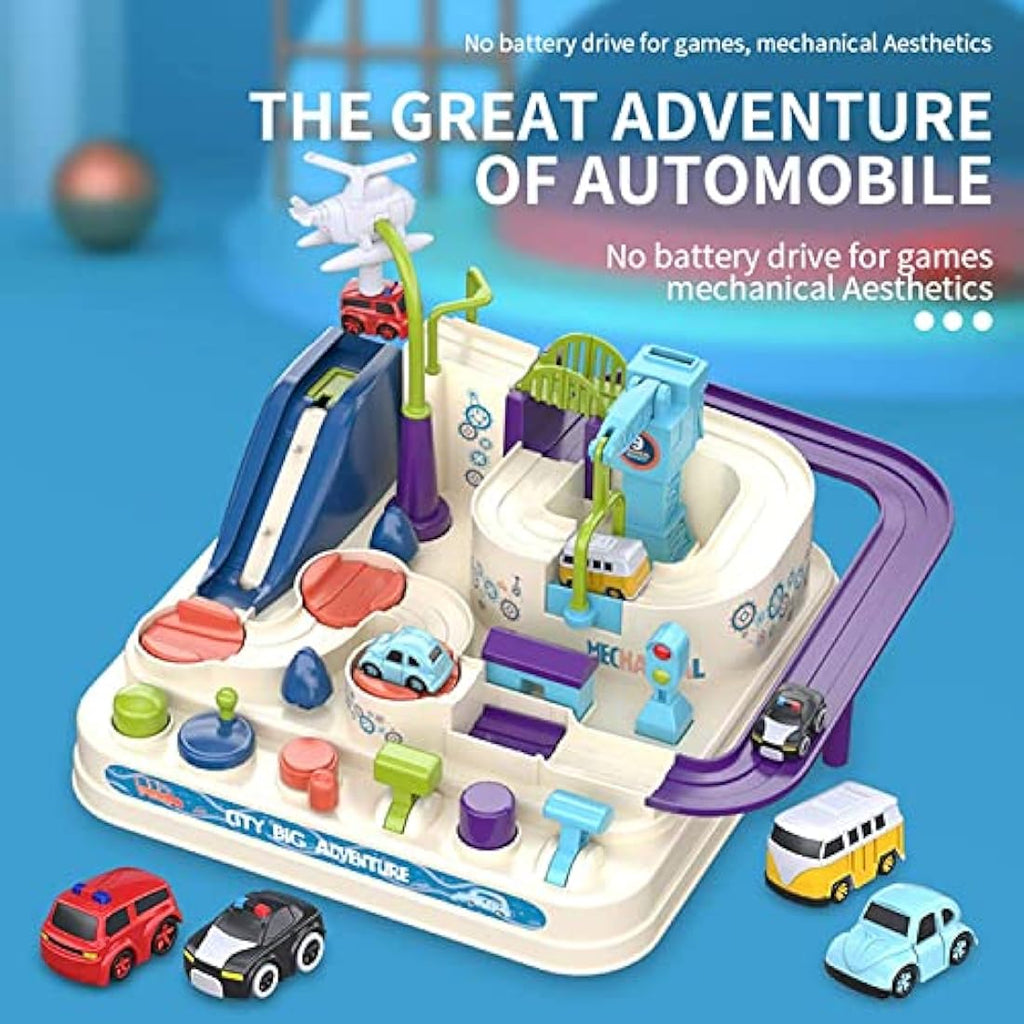 Car Adventure Race Track Toy - Educational Toddler Playset