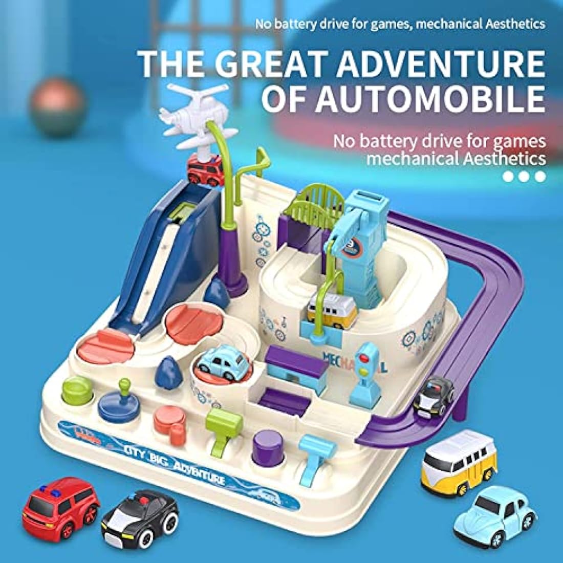 Car Adventure Race Track Toy - Educational Toddler Playset
