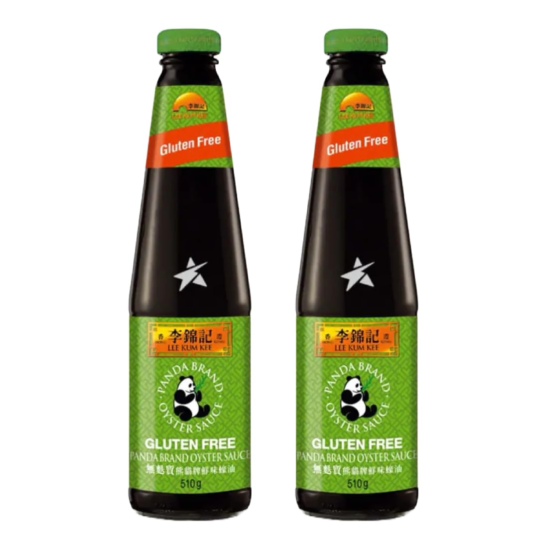 Lee Kum Kee Panda Gluten Free Oyster Sauce - 510g (Pack of 2)