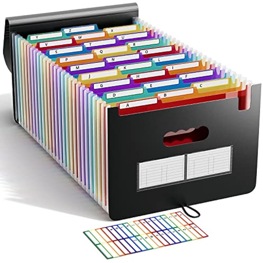 ABC life 26 Pockets Expanding File Folder | A4 Accordion Document Organizer
