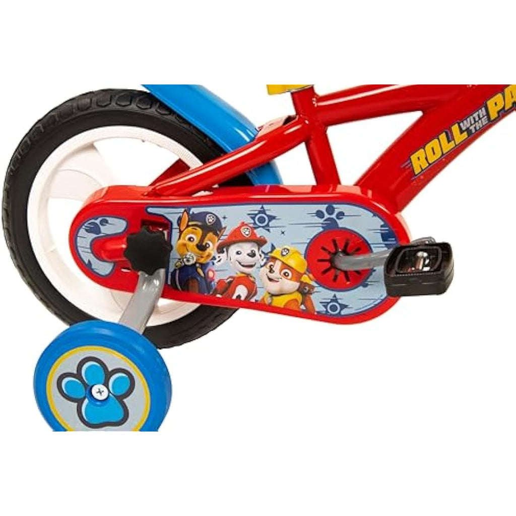 Toimsa Paw Patrol 12" Kids Bike with Training Wheels – Blue/Red
