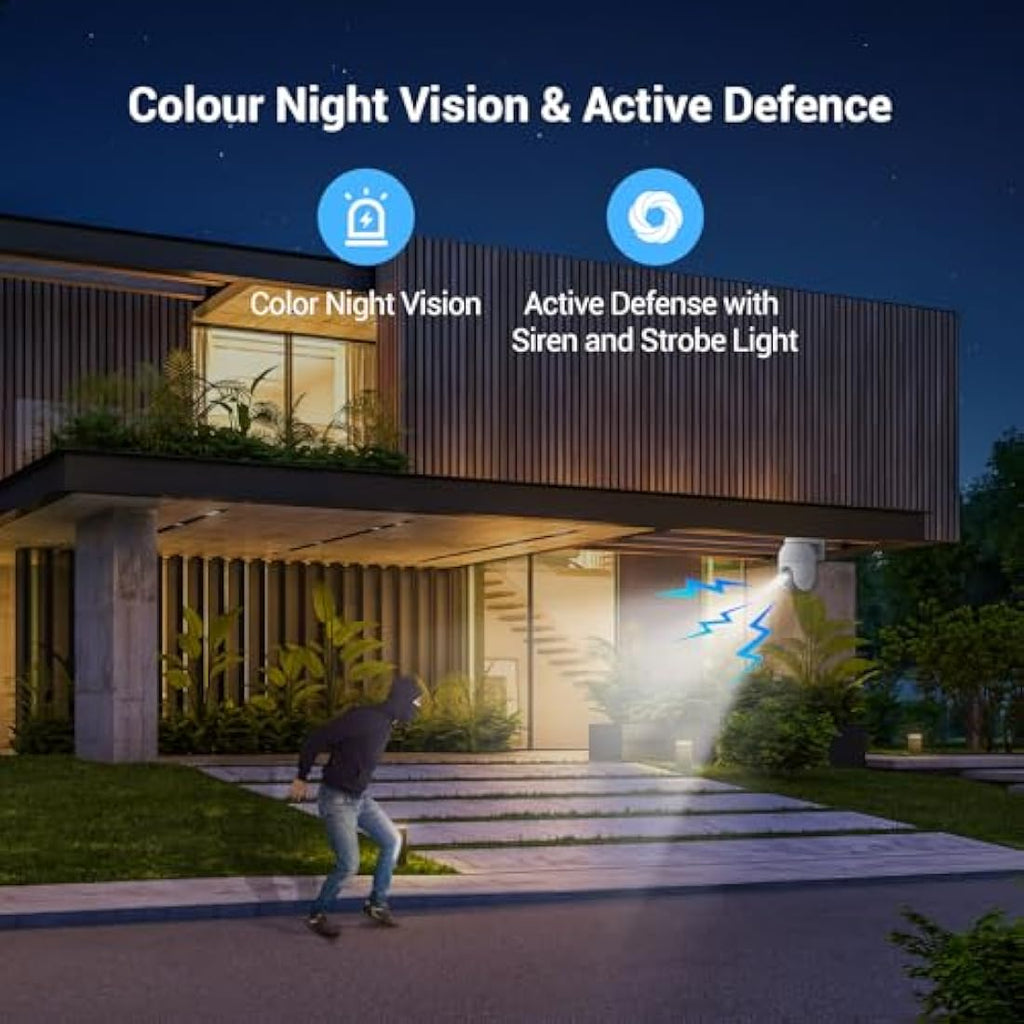 EZVIZ C8c 3K Outdoor WiFi Security Camera | 360° PTZ & Color Night Vision