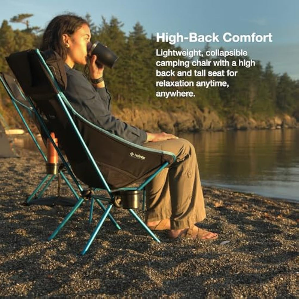 Helinox Sunset Chair – High-Back Lightweight Camping Chair, Tiger Camo