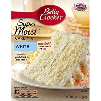Betty Crocker Super Moist White Cake Mix - 15.25oz (Pack of 3)